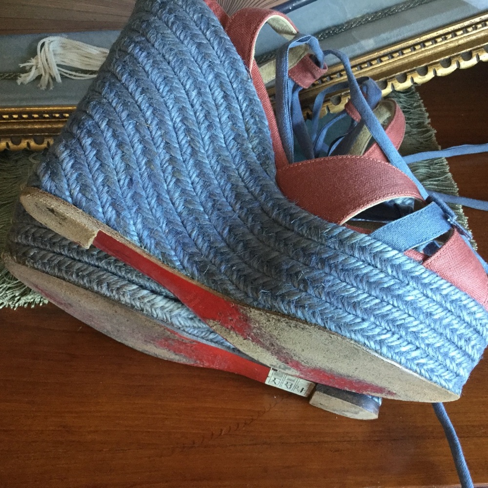 SOLD Christian Louboutin Espadrilles Lace ups SOLD - Picture 3 of 8
